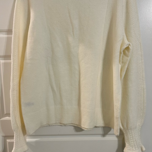 Talbots Cream Sweater Large NWT - Picture 7 of 8